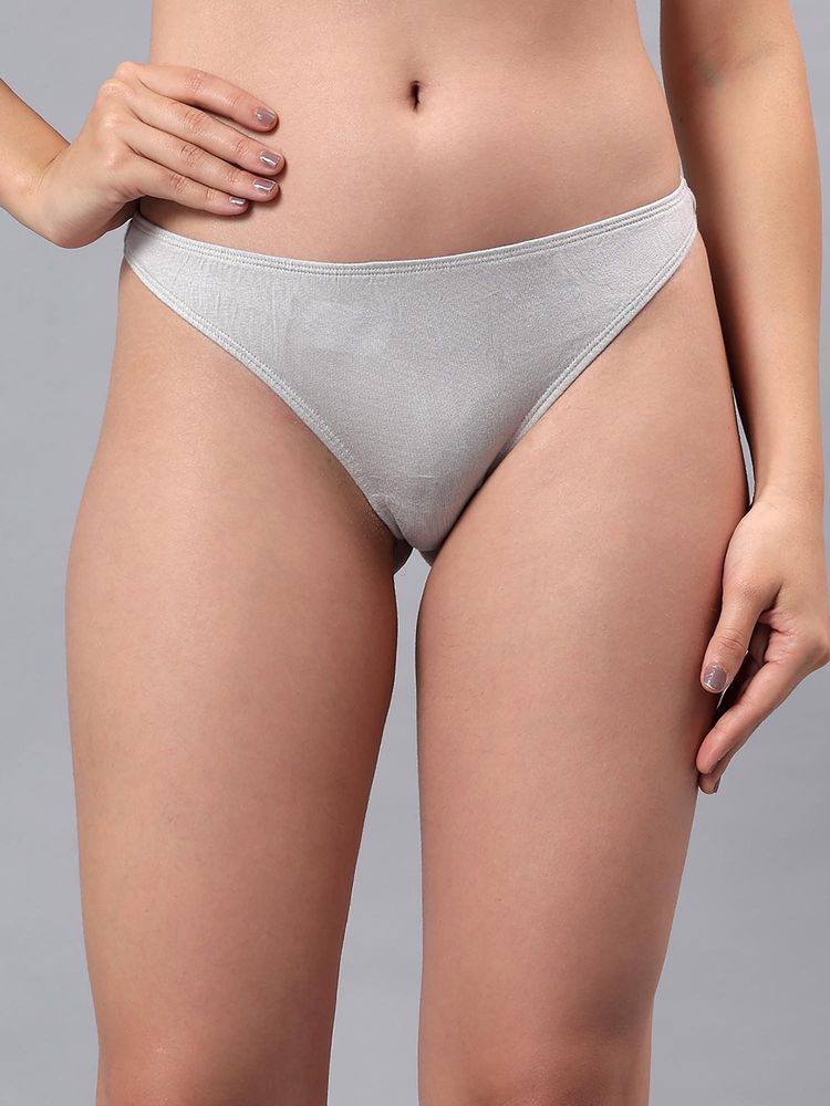 La Intimo Low Rise Women Thong Grey-picture-18