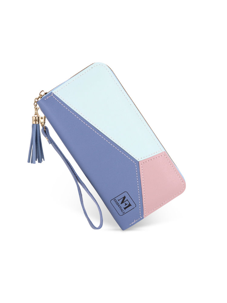 NFI Essentials Women Wallet Phone Purse Multi Card Holders PU Long Wallet for Women Money Purse