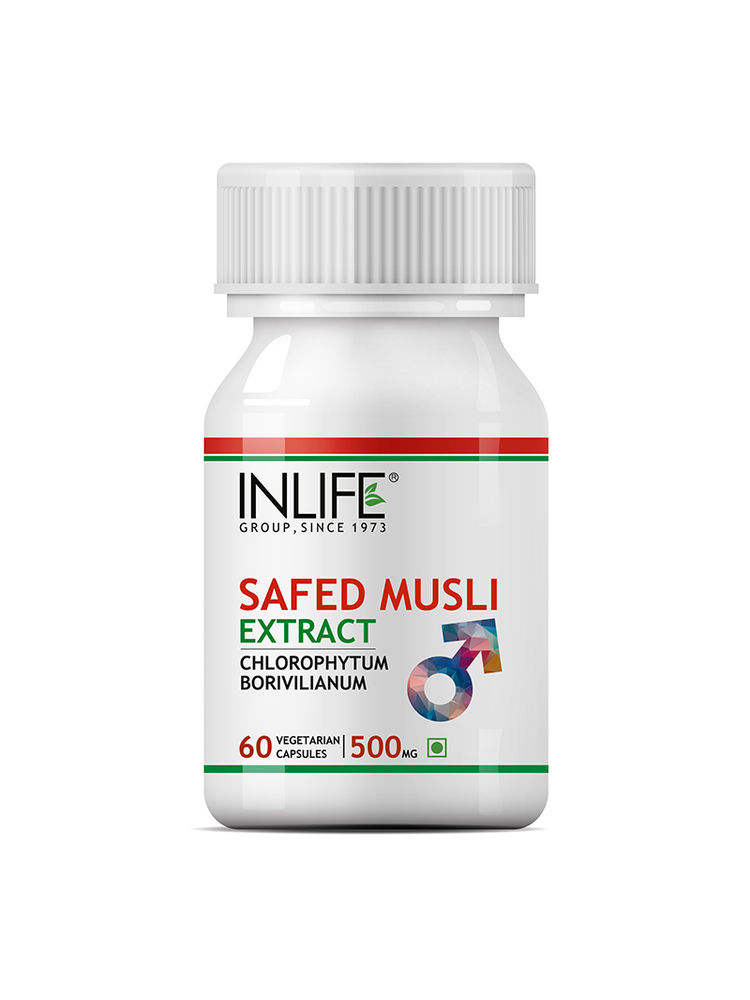 INLIFE Safed Musli Extract 500mg (60 Veg. Capsules)-picture-29