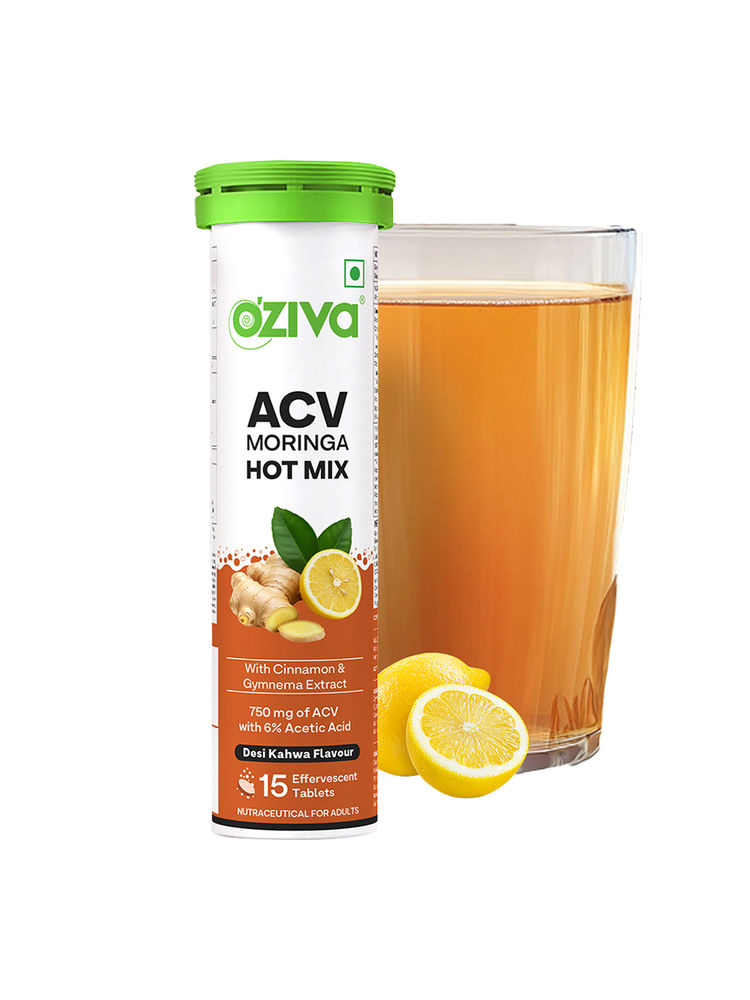 Oziva Acv Moringa Hot Mix For Craving Control - Desi Kahwa