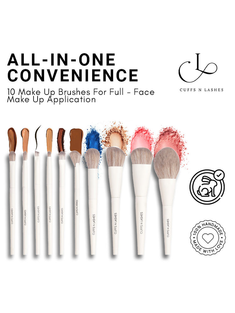 CUFFS N LASHES Makeup Brush Set of 10-picture-28