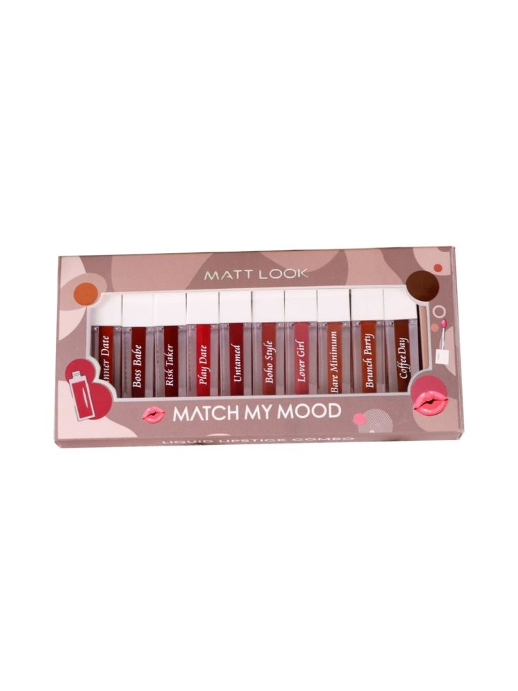 Matt look Match My Mood Lipstick In Multi Shades-image-25