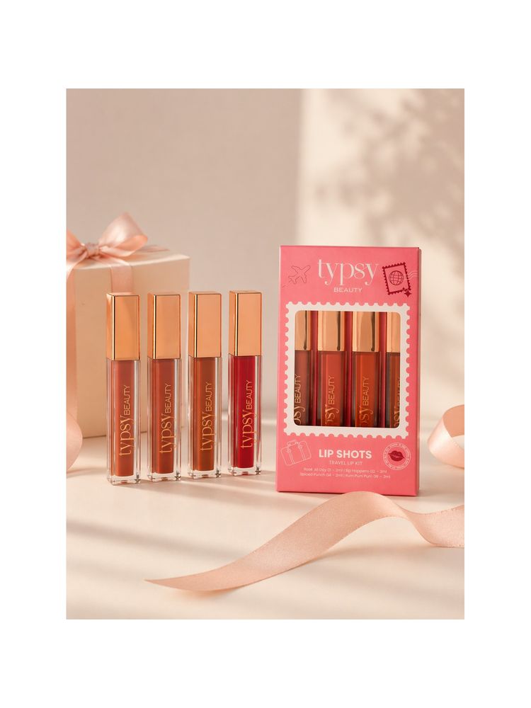 Typsy Beauty Lip Shots Mini Liquid Lipstick Combo Set - (Pack Of 4)-picture-27