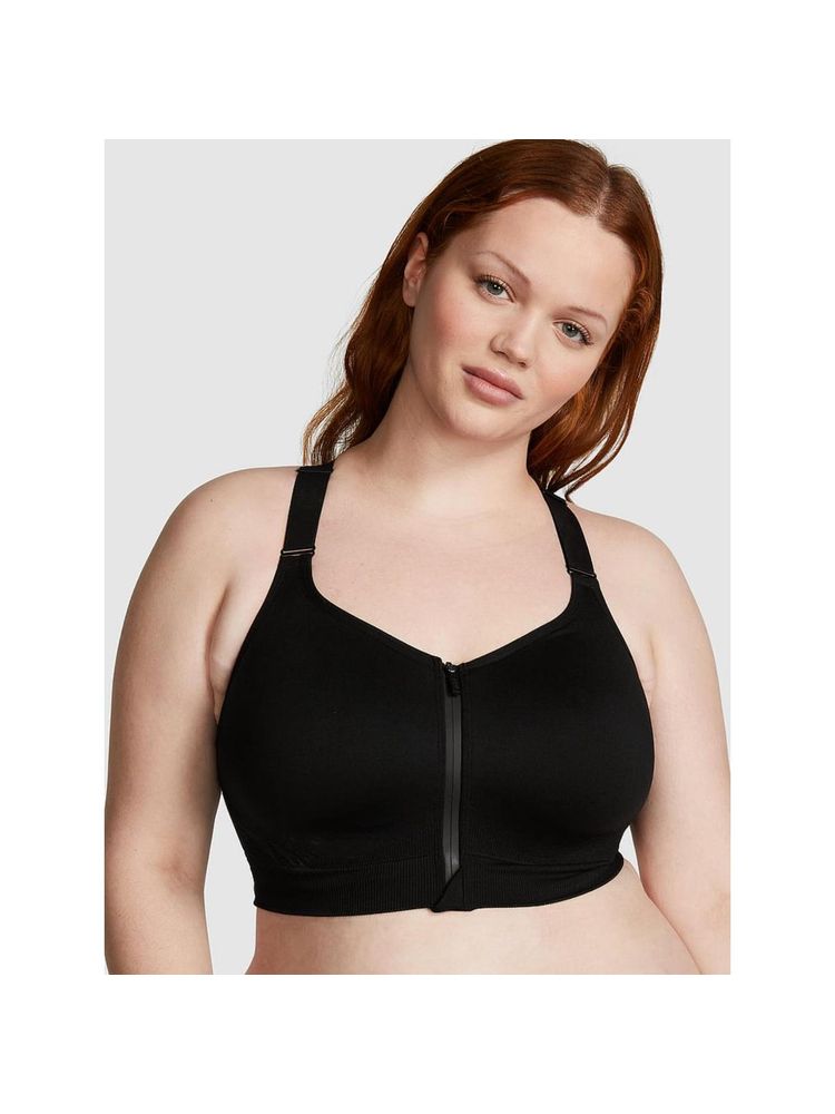 Victoria's Secret Pink Seamless Air High-Impact Sports Bra Black (2XL)-image-22