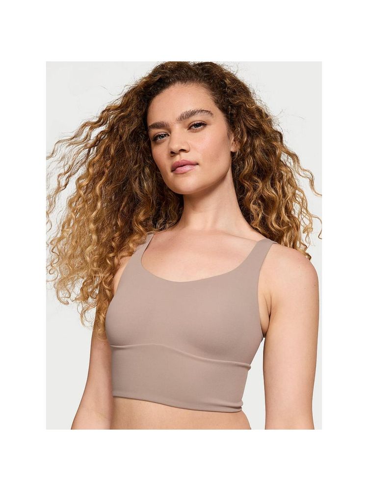 victoria's secret intimates Victoria's Secret New Style! Vs Elevate Cross-Back Mesh Sports Bra Taupe-picture-10