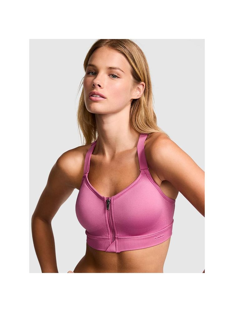 victoria's secret intimates Victoria's Secret Pink Seamless Air High-Impact Sports Bra Purple-picture-16
