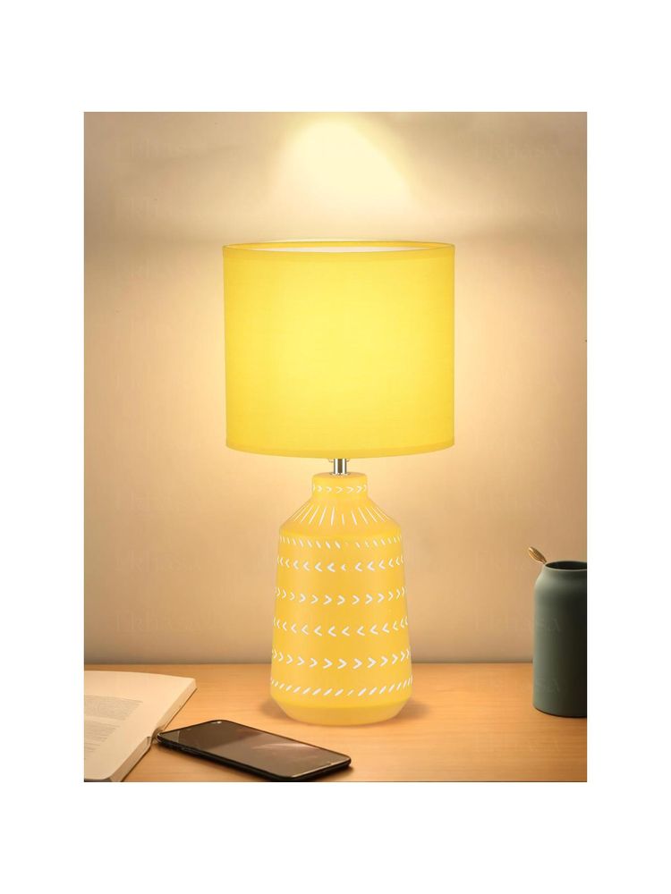 Ekhasa Ceramic Side Table Lamp for Bedroom-picture-14