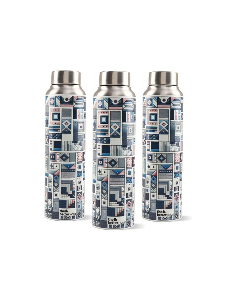 The Better Home Simplex 1000ml Block Party Bottle Pack of 3-picture-24