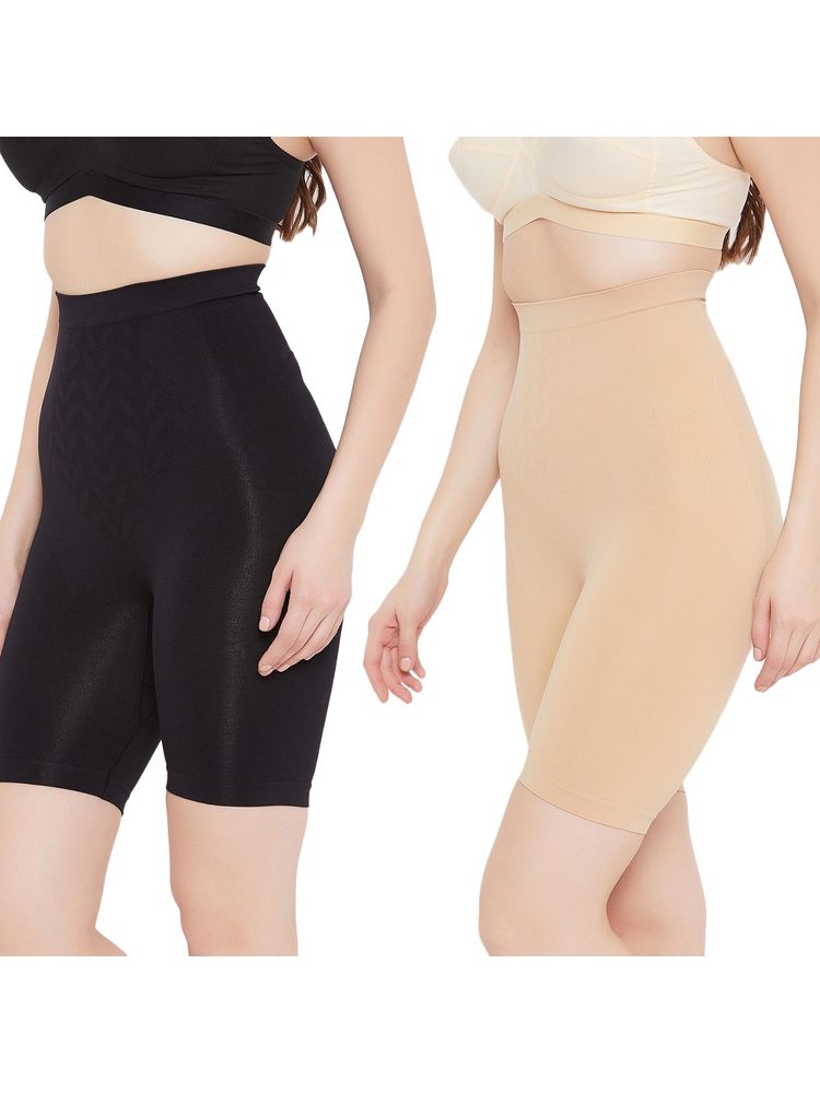Secrets By ZeroKaata Women Tummy Tucker & Thigh Shaper Multicolor-picture-15