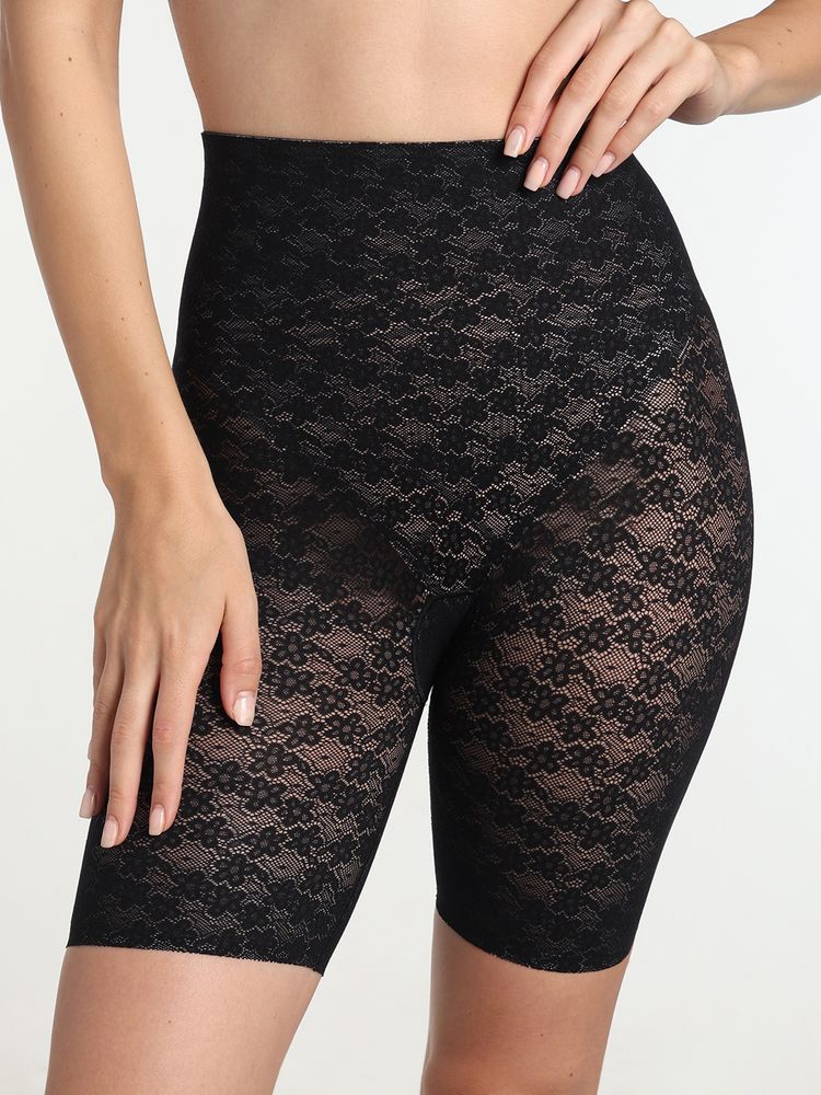 Wacoal Black Self Design Spandex Skinny Shapewear-picture-9