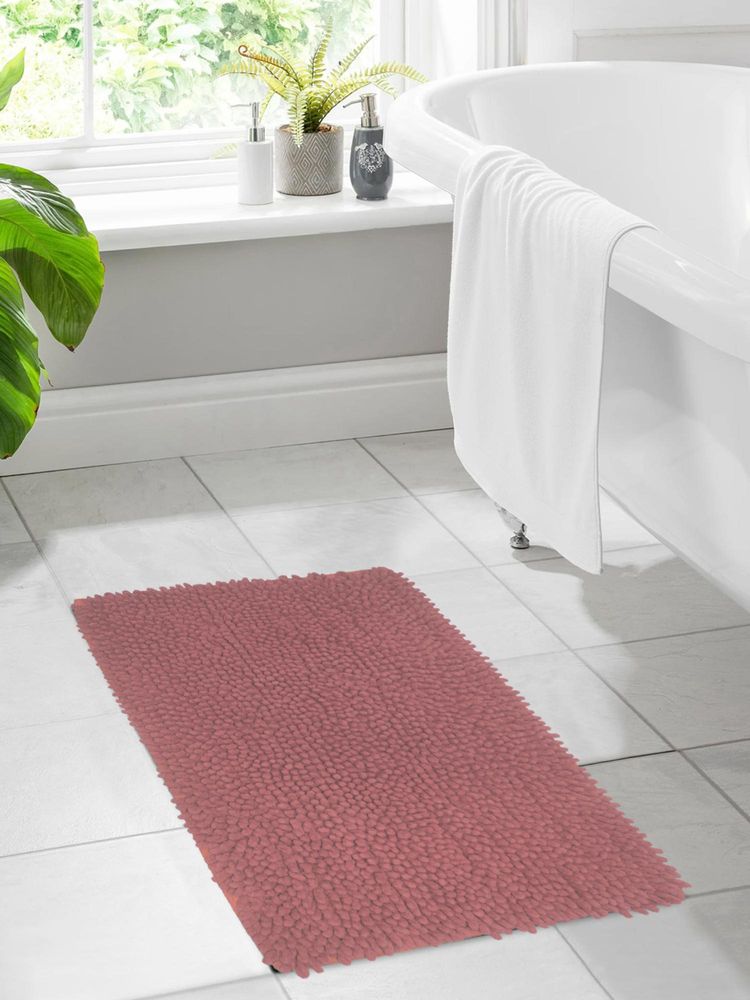 BIANCA Thick Shaggy Anti Slip Bath Mat -Mauve (Large)-image-29