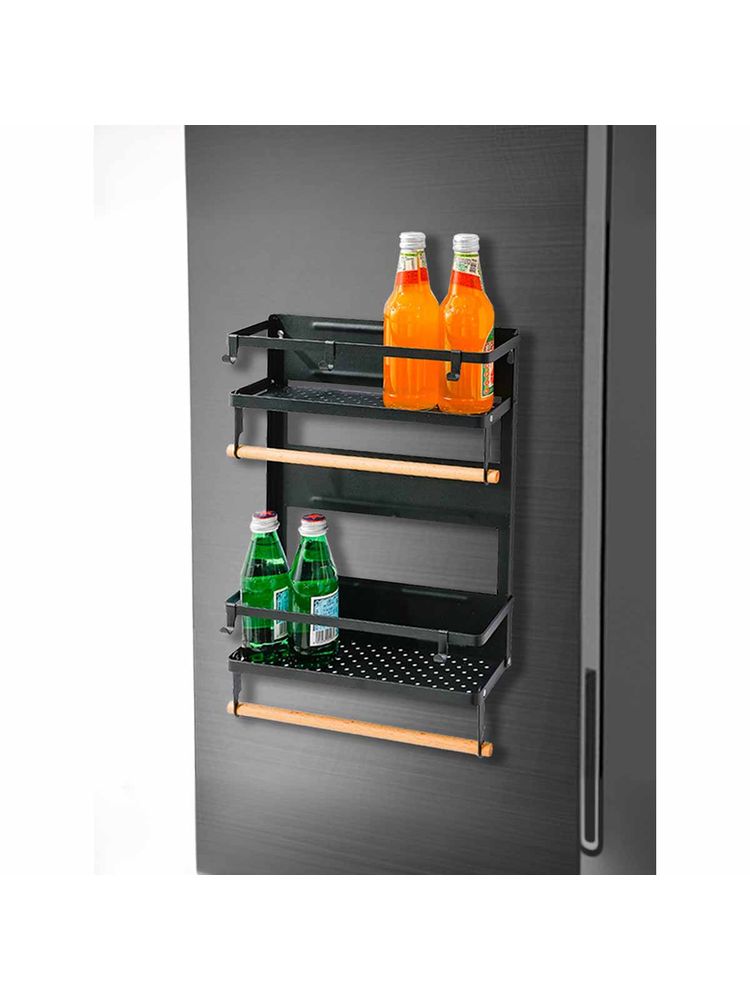 UMAI Kitchen Black Organizer Rack-image-0