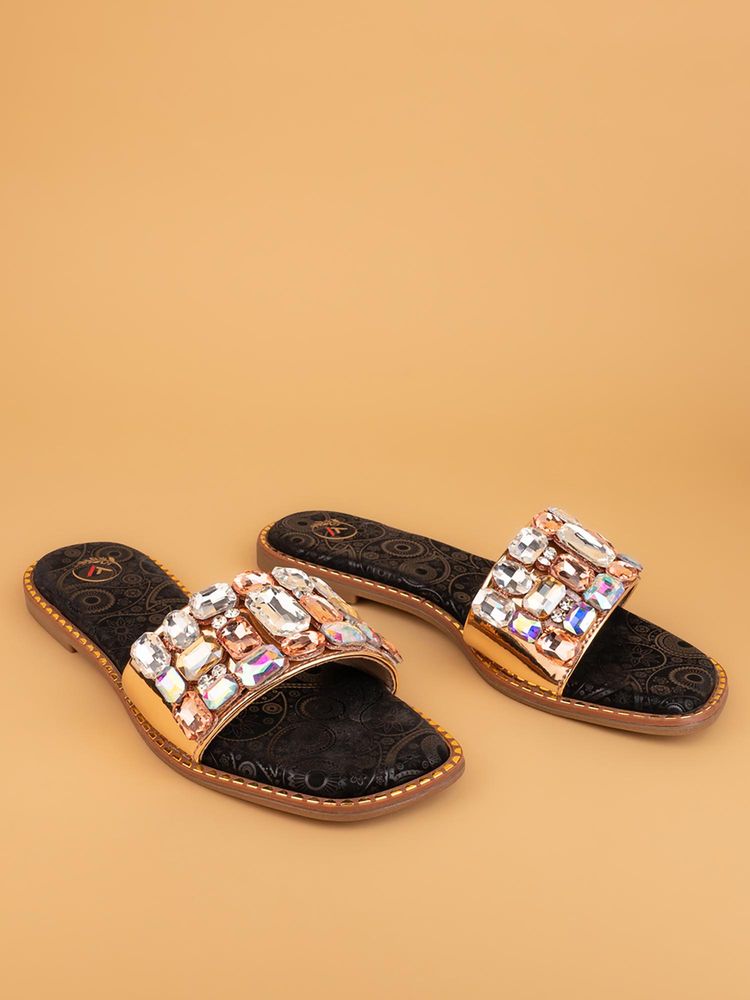 Alberto Torresi Women Empress Crystal Multi-Color Flats-picture-17