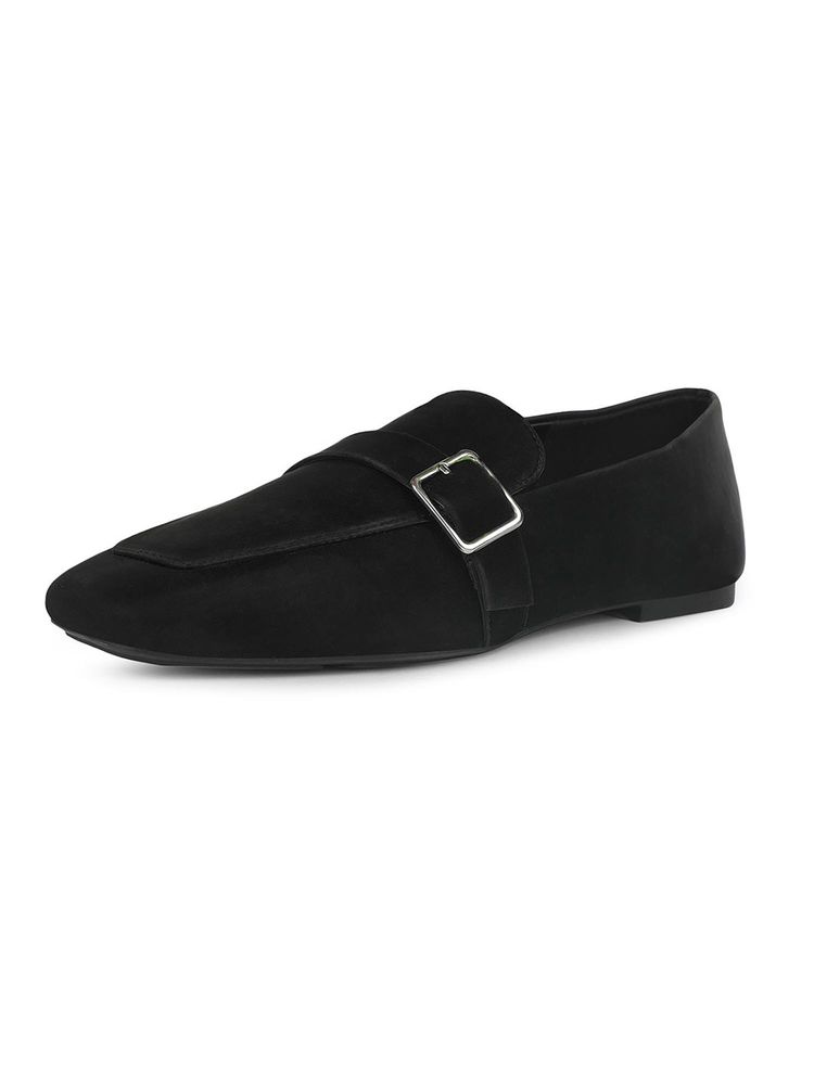 Bata Women Black Loafers-image-18