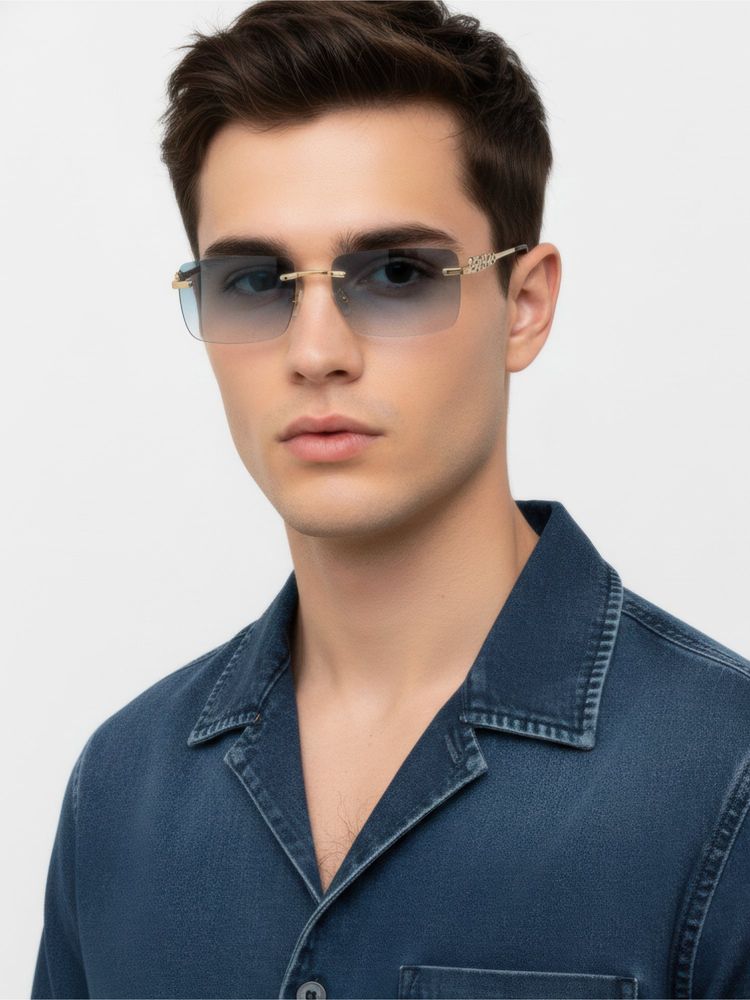 HASHTAG EYEWEAR UV Protected & Polarized Sunglass for Men -ICES2683C4 Size 57-picture-14