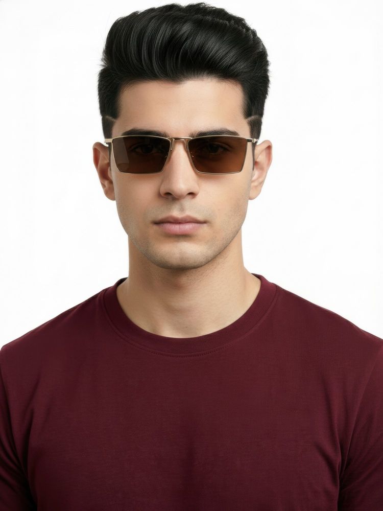 HASHTAG EYEWEAR UV Protected & Polarized Sunglass for Men -WBB80610C2 Size 54-picture-34