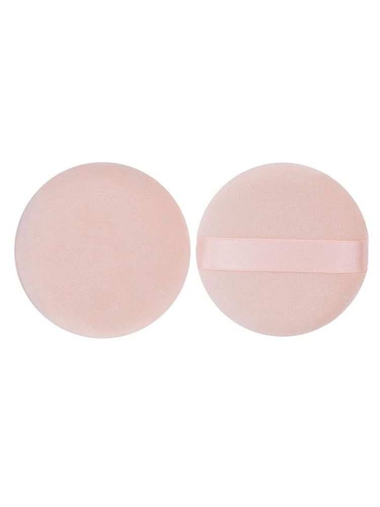 Bronson Professional Round Powder Puff Beauty Blender Makeup Sponge Applicator