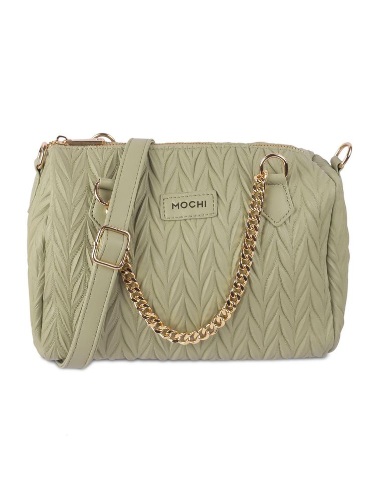 Mochi Textured PU Green Casual Sling Bag-picture-33