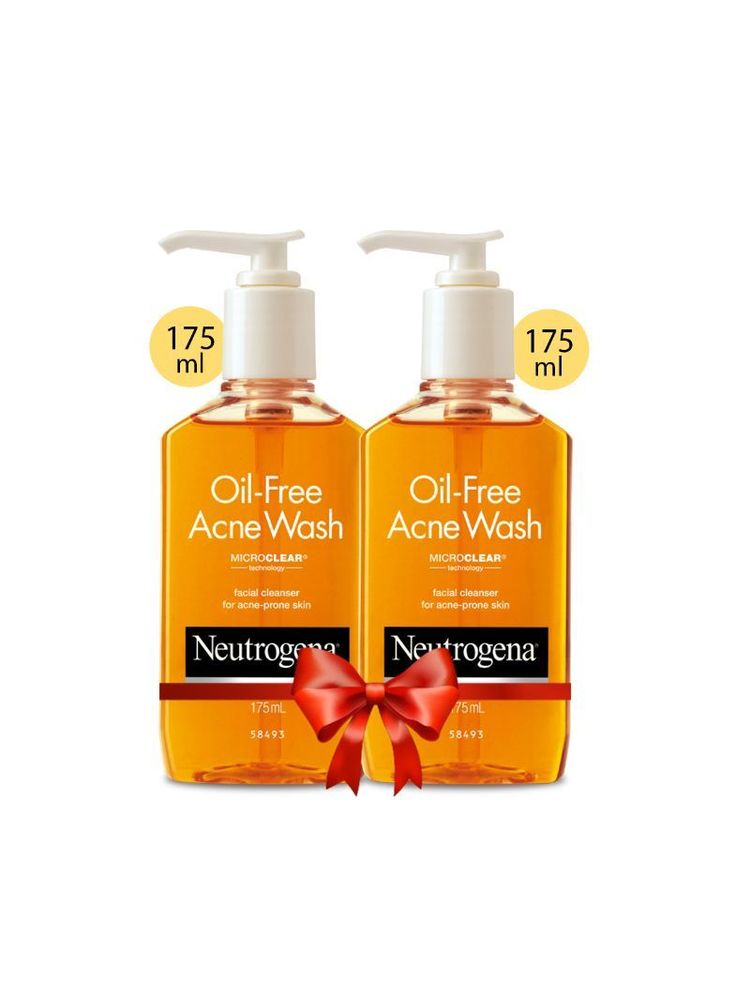 Neutrogena Oil Free Acne Wash Combo With 2% Salicylic Acid For Gentle Yet Effective Acne Cleansing