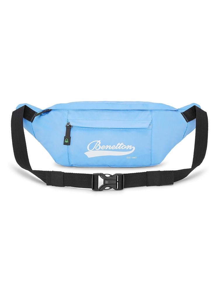 united colors of benetton fashion United Colors of Benetton Arctic Polyester Waist Pouch Bags & Cases for Unisex-Light Blue (M)-picture-20
