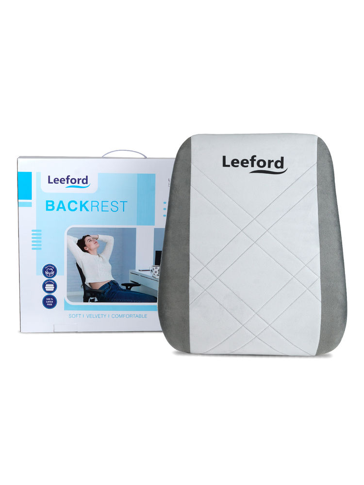 Leeford Back Rest For Enhanced Support And Correct Posture Ergonomic Lumbar Cushion