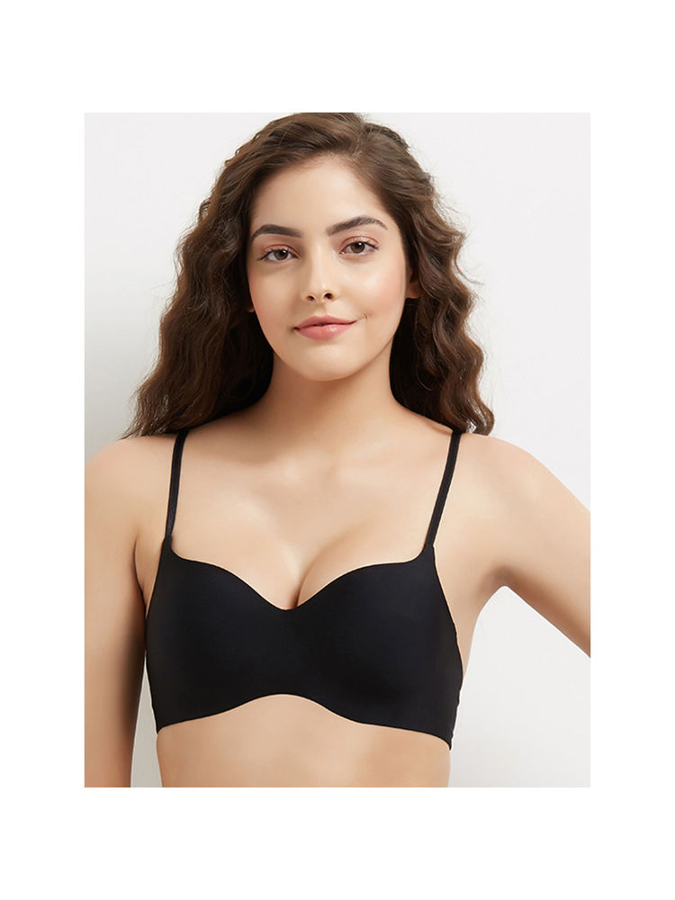 Wacoal Basic Mold Padded Non-Wired 3/4Th Cup Everyday T-Shirt Bra - Black-picture-8