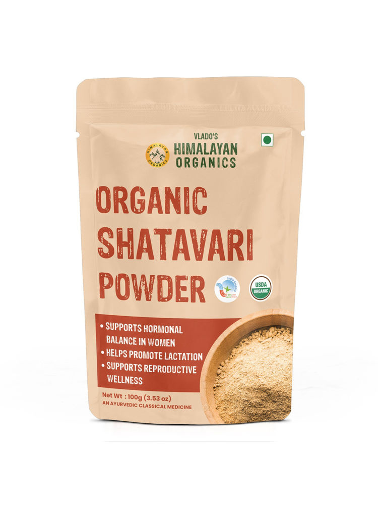 Vlado's Himalayan Organics Shatavari Powder 100GMS Promotes Lactation Naturally-image-14