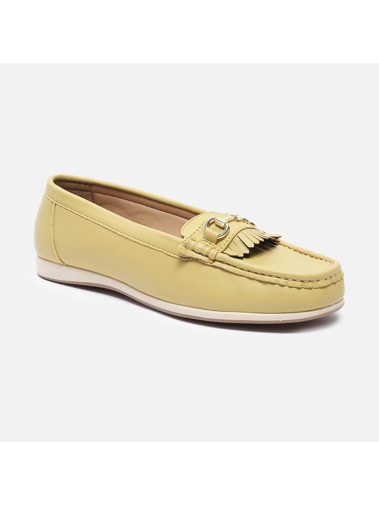 Allen Solly Women Yellow Casual Loafers-picture-41