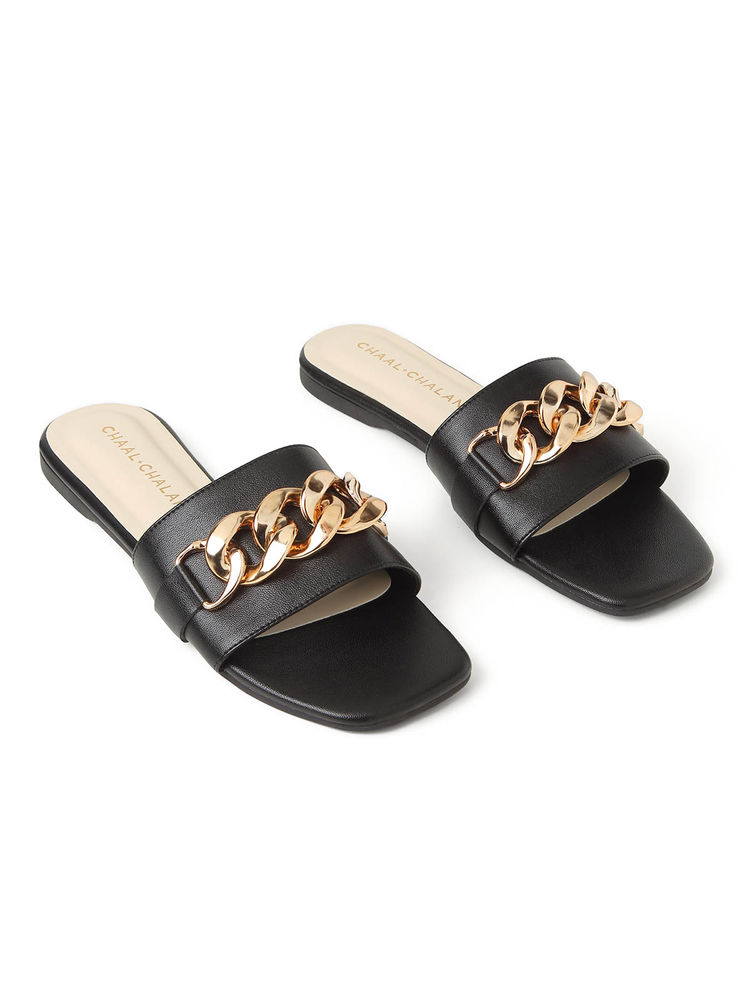 Chaal Chalan Iyla Black Flats-picture-17