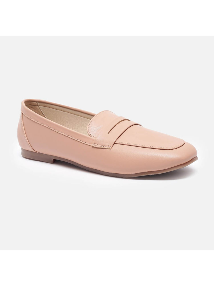 Van Heusen Women Peach Slip-On Loafers-picture-11