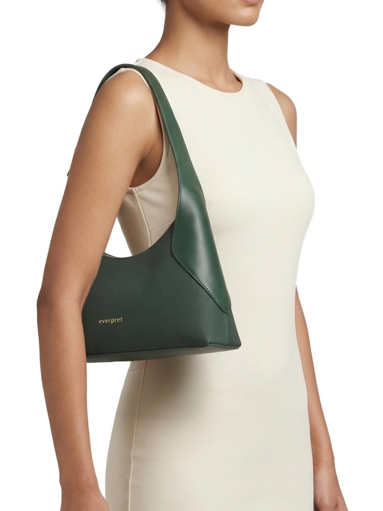 Everpret Spacious Interior Green Lou Minimal Shoulder Bag-picture-22