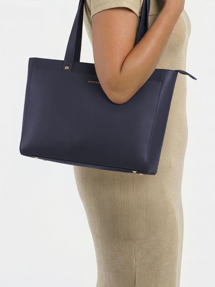 Everpret Blue Trolley Sleeve and Pockets Work Tote Laptop Bag-picture-3