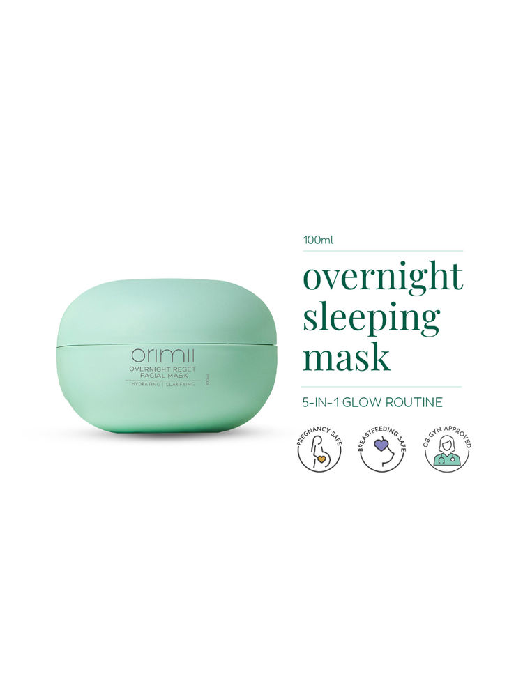 Orimii Sleeping Face Mask for Overnight Skin Repair - Non Comedogenic Night Cream