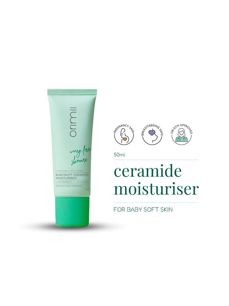 Orimii Face Moisturizer with Ceramide For Skin Barrier Repair - Fragrance Free, Non-Comedogenic