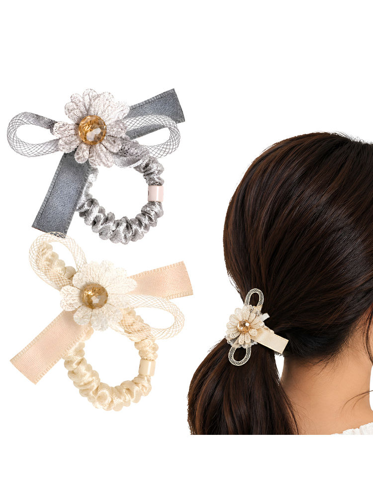 Matra Bow Hair Ties Scrunchies Rubber Bands-picture-20