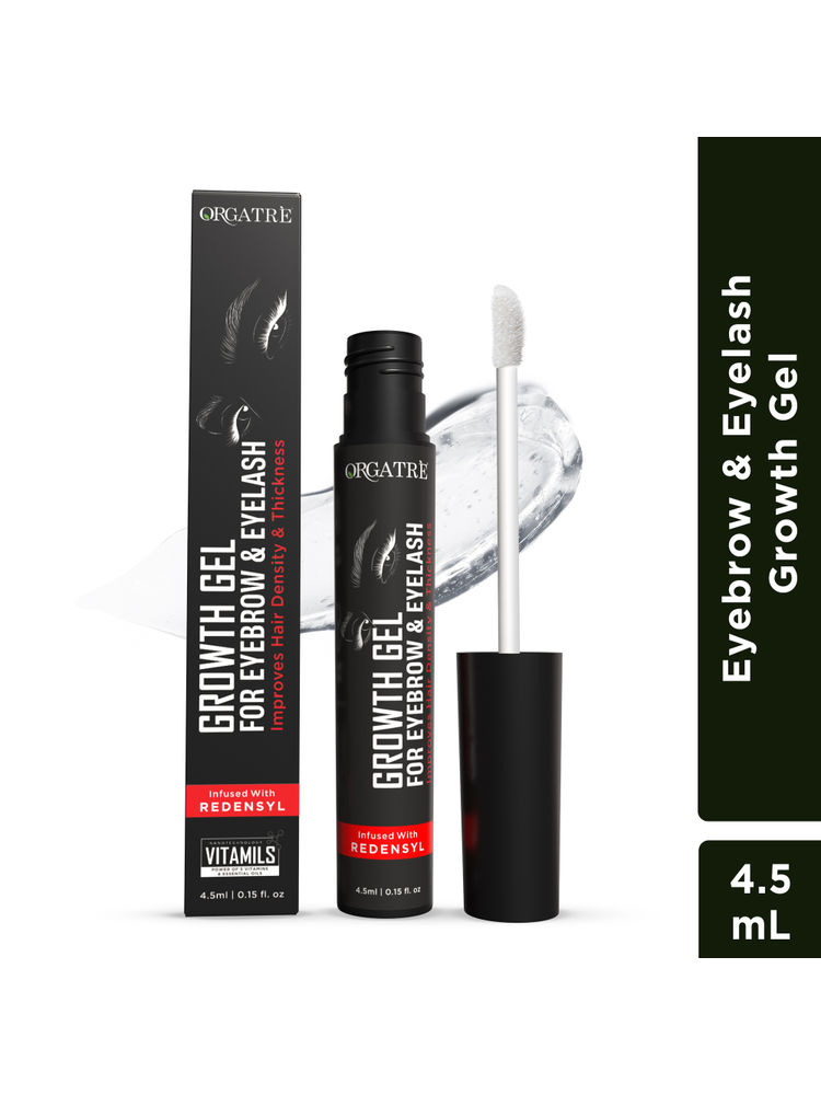 Orgatre Growth Eyebrow & Eyelash Gel for Women - Redensyl-Infused for Thicker, Fuller Brows & Lashes-picture-9