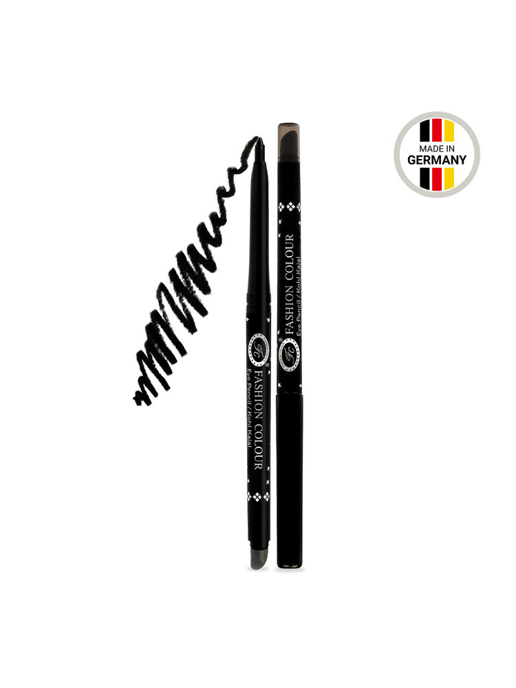 FASHION COLOUR Intense Black Kajal With Smudger, Waterproof and Smudgeproof (0.35gm)-picture-13