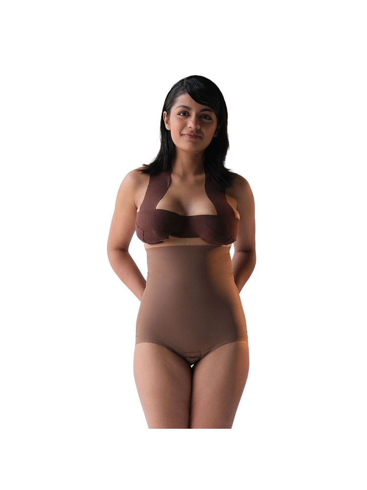 ButtChique Super Edge Brown Shapewear Targeted & Effective Tummy Control