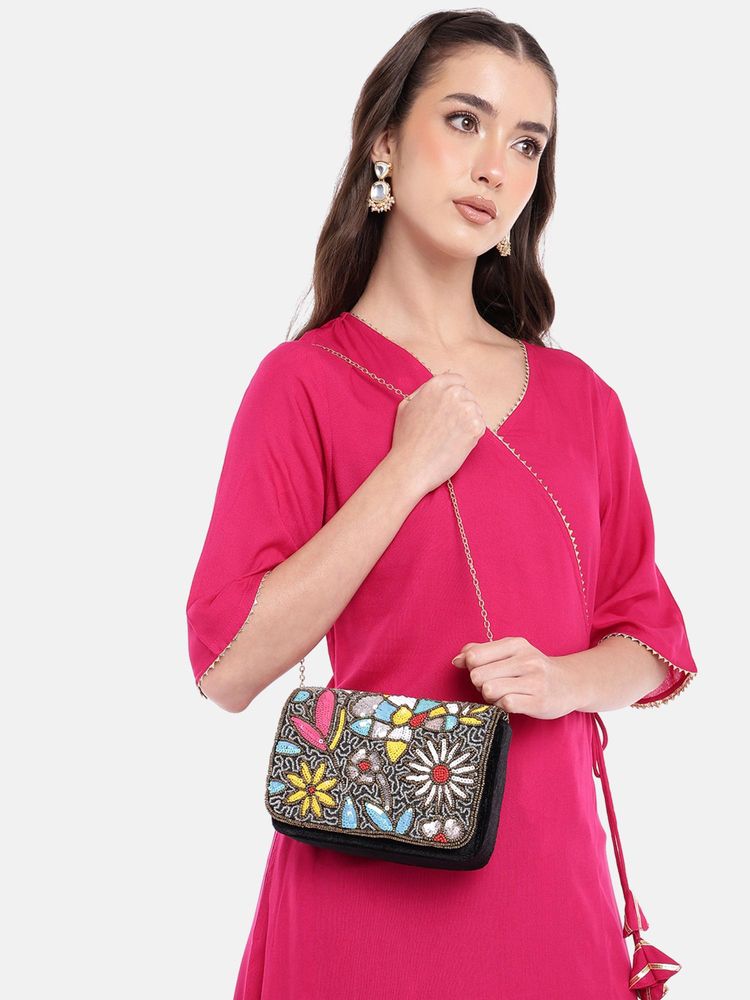 Fabbhue Women Multicolor Box Sling Bag-picture-15