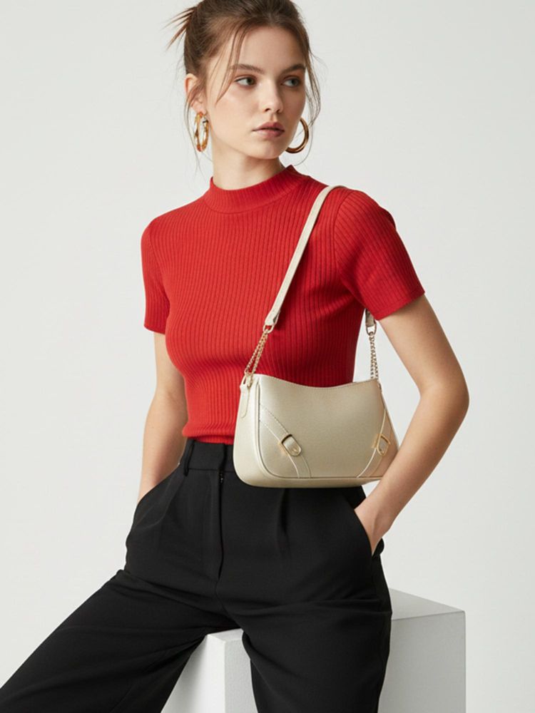 Fabbhue Women Cream Shoulder Bag-picture-18