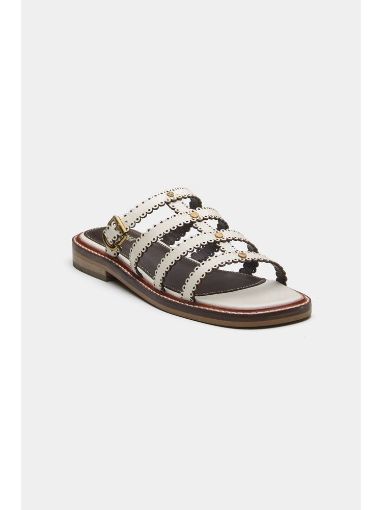 Oroh Women Nude Ines Open Toe Flats-image-14