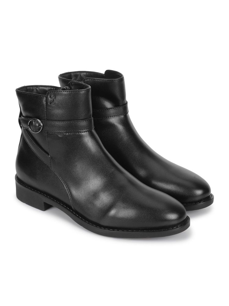 Yoho Women Black Casual Boots-image-43