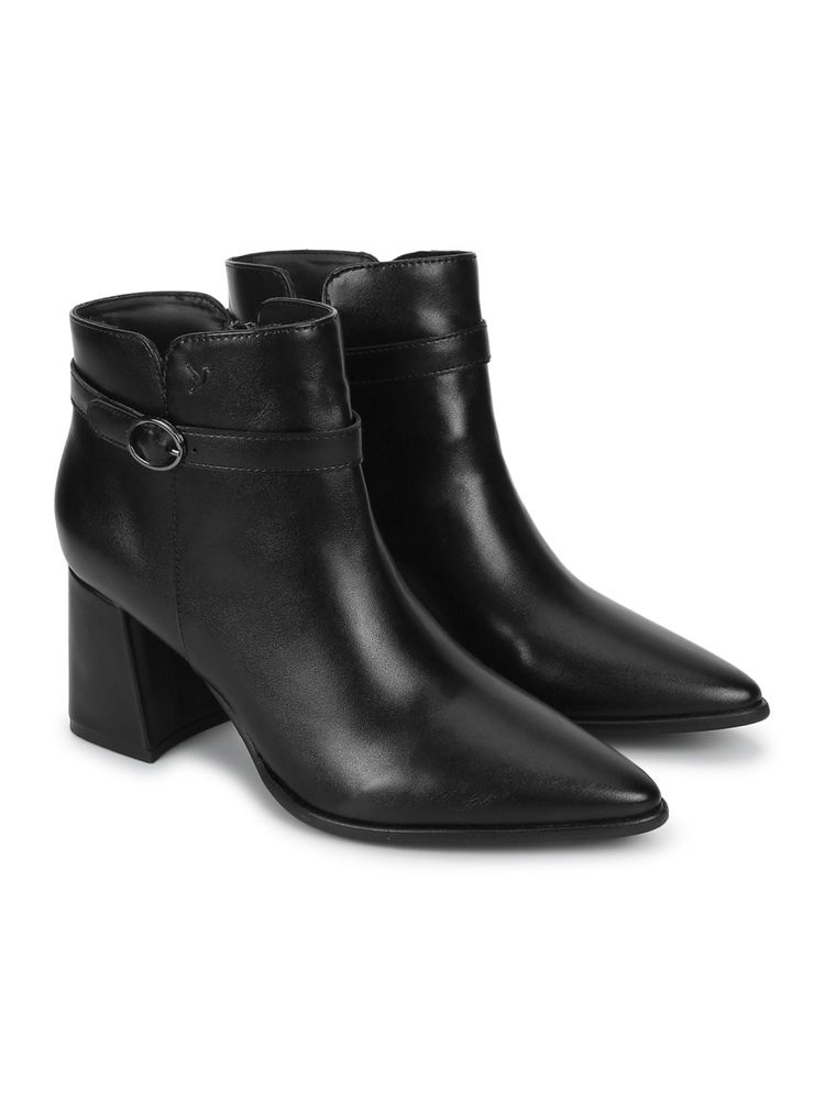Yoho Women Black Casual Boots-picture-28