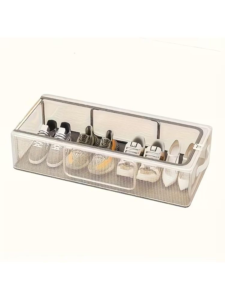 Awestuffs Shoe Box Organizer Clear Foldable Shoe Bag-picture-15