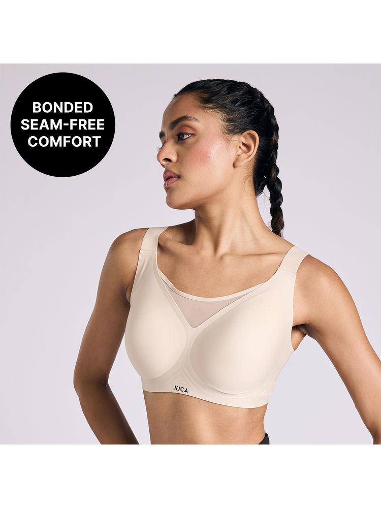 Kica High-Impact Power Support Bonded Sports Bra KIC109 Nude-picture-33