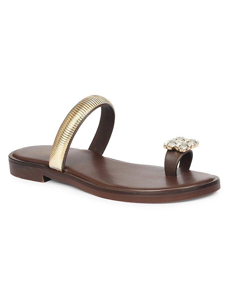 Saint G Women Viviblu Brown Flats-image-38