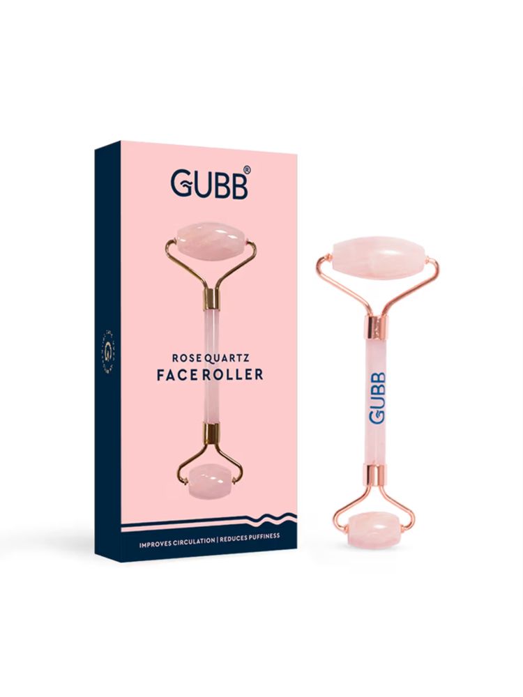 GUBB Rose Quartz Manual Face Roller For Women & Men-picture-10