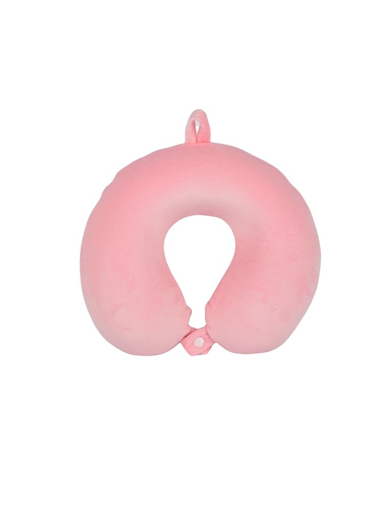 Premsons Cushy Travel Neck Pillow With 360-Degree Head Support Pink-picture-0