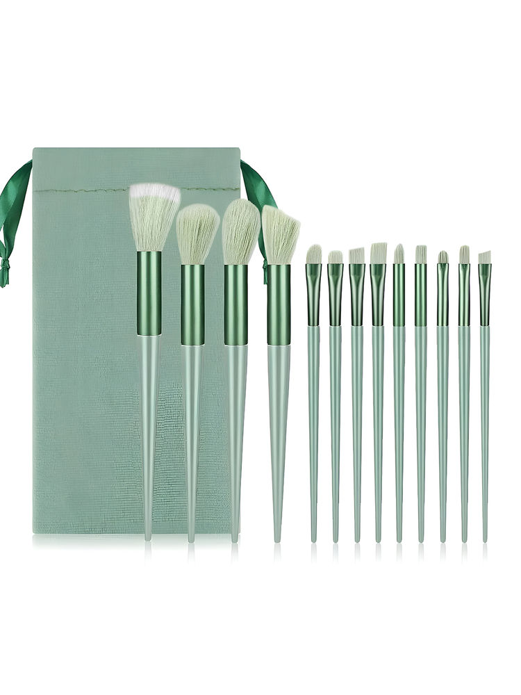 Matra Makeup Brush Set Of 13 With Travel Pouch Bag Portable Cosmetic Brushes Kit-image-6