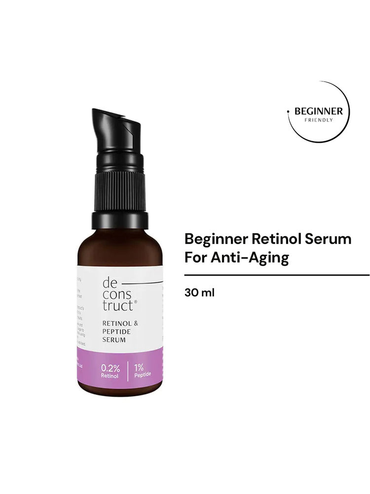 Deconstruct 0.2% Retinol Face Serum + 1% Peptide, Anti-Aging Serum, Beginner-Friendly-image-35